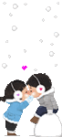 Gif animé amour esquimaux